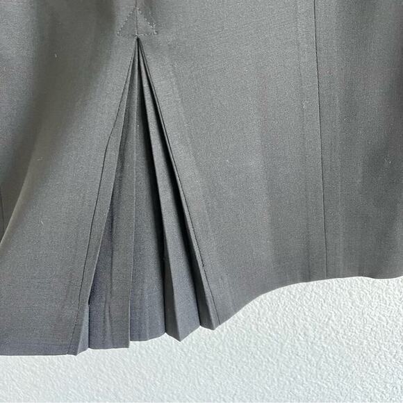 Club Monaco Black Pleated Pencil Skirt - Picture 7 of 13